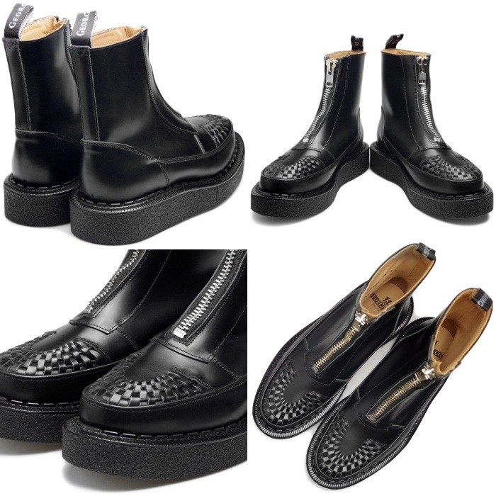 GEORGE COX SKIPTON ZIP BOOT ���硼�����å��� �����åץȥ󥸥åץ֡��� ��С������� 15459 �֥�å� ���󥿡����åץ֡��� NO.5������ ���꡼�ѡ������� ��� ���� �ܳ� �֡��� �����奢�� ������� ���󥰥����� �쥶���֡���