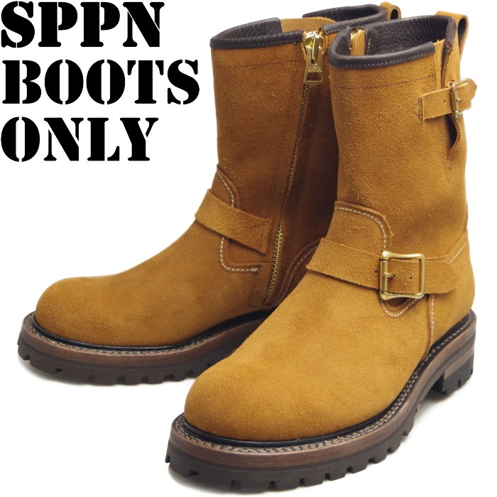 SPPN BOOTS ���åԥ� SP-09E ���Х��������� 9-INCH ENGINEER BOOTS 9����� ���󥸥˥��֡��� ����֡��� �ܳ� ��� ���󥸥˥� �֡��� �쥶�� �Х������֡��� �����ȥɥ� ������ ������