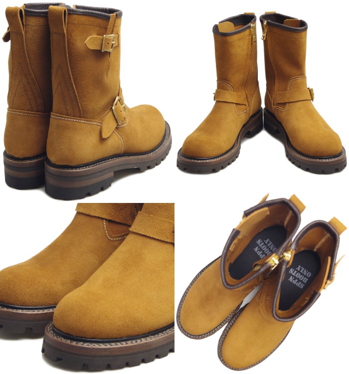 SPPN BOOTS ���åԥ� SP-09E ���Х��������� 9-INCH ENGINEER BOOTS 9����� ���󥸥˥��֡��� ����֡��� �ܳ� ��� ���󥸥˥� �֡��� �쥶�� �Х������֡��� �����ȥɥ� ������ ������