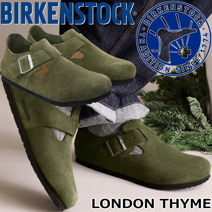 �ӥ륱�󥷥�ȥå� ����ɥ� BIRKENSTOCK LONDON 1030797 ������ �쥮��顼 �����å�������� ��� ������� �����å� ��ǥ����� ����åݥ� �����ȥɥ� �롼�ॷ�塼�� �ݥ�ȥ����� ������