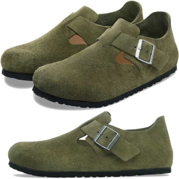 �ӥ륱�󥷥�ȥå� ����ɥ� BIRKENSTOCK LONDON 1030797 ������ �쥮��顼 �����å�������� ��� ������� �����å� ��ǥ����� ����åݥ� �����ȥɥ� �롼�ॷ�塼�� �ݥ�ȥ����� ������