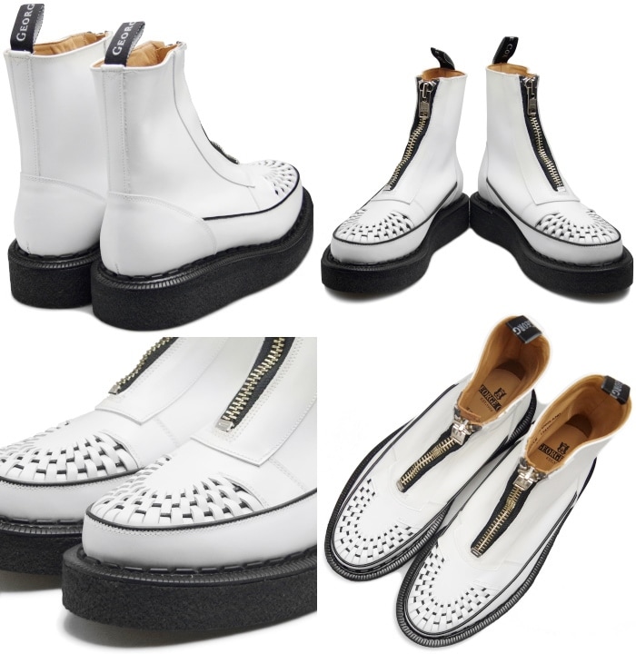 GEORGE COX SKIPTON ZIP BOOT ���硼�����å��� �����åץȥ󥸥åץ֡��� ��С������� 15459 �ۥ磻�� ���󥿡����åץ֡��� NO.5������ ���꡼�ѡ������� ��� ���� �ܳ� �֡��� �����奢�� ������� ���󥰥����� �쥶���֡���