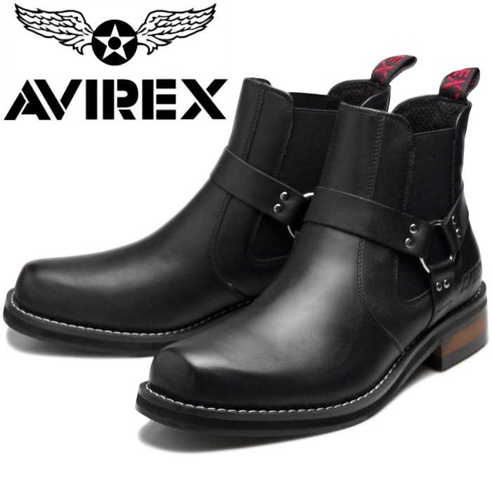 ���ӥ�å��� �֡��� �ǥ��ȥ����䡼 AVIREX DESTROYER AV2710 BLACK ��� ���󥸥˥��֡��� �����ɥ����֡��� ��󥰥֡��� �Х������֡��� �ߥ꥿�꡼�֡��� �׷� �Х�����