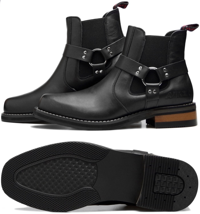 ���ӥ�å��� �֡��� �ǥ��ȥ����䡼 AVIREX DESTROYER AV2710 BLACK ��� ���󥸥˥��֡��� �����ɥ����֡��� ��󥰥֡��� �Х������֡��� �ߥ꥿�꡼�֡��� �׷� �Х�����