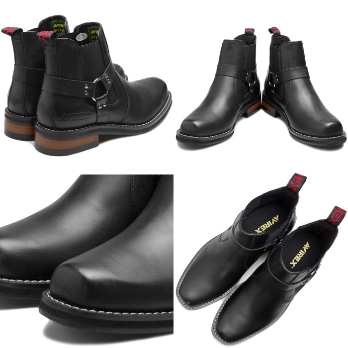 ���ӥ�å��� �֡��� �ǥ��ȥ����䡼 AVIREX DESTROYER AV2710 BLACK ��� ���󥸥˥��֡��� �����ɥ����֡��� ��󥰥֡��� �Х������֡��� �ߥ꥿�꡼�֡��� �׷� �Х�����