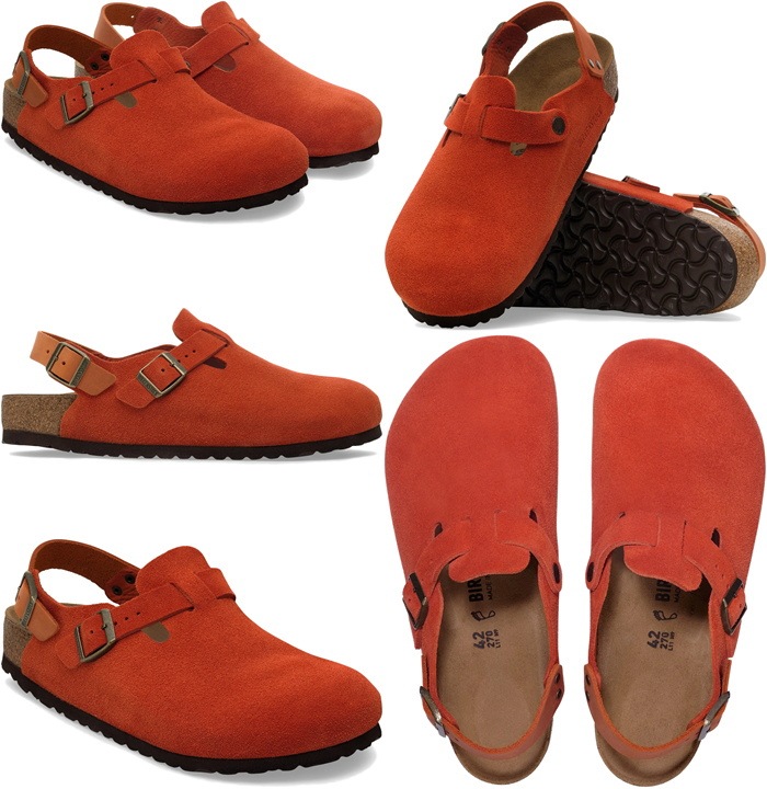 �ӥ륱�󥷥�ȥå� �ȥ��� BIRKENSTOCK TOKIO 1030856 �饹�ȥ֥饦�� �쥮��顼 �����å�������� ��� ������� �����å� ��ǥ����� ����åݥ� �����ȥɥ� �롼�ॷ�塼�� �ɥ����� ������