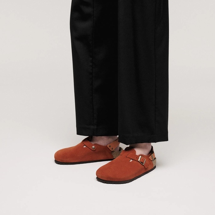 �ӥ륱�󥷥�ȥå� �ȥ��� BIRKENSTOCK TOKIO 1030856 �饹�ȥ֥饦�� �쥮��顼 �����å�������� ��� ������� �����å� ��ǥ����� ����åݥ� �����ȥɥ� �롼�ॷ�塼�� �ɥ����� ������