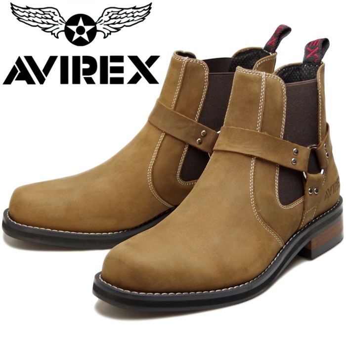 ���ӥ�å��� �֡��� �ǥ��ȥ����䡼 AVIREX DESTROYER AV2710 DARK BROWN ��� ���󥸥˥��֡��� �����ɥ����֡��� ��󥰥֡��� �Х������֡��� �ߥ꥿�꡼�֡��� �׷� �Х�����