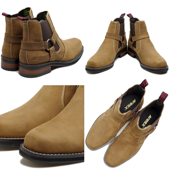 ���ӥ�å��� �֡��� �ǥ��ȥ����䡼 AVIREX DESTROYER AV2710 DARK BROWN ��� ���󥸥˥��֡��� �����ɥ����֡��� ��󥰥֡��� �Х������֡��� �ߥ꥿�꡼�֡��� �׷� �Х�����