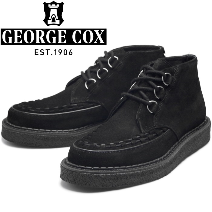 GEORGE COX HATTON BOOT ���硼�����å��� �ϥåȥ� ��С������� �֥�å��������� D��� ���֥륯�졼�ץ����� ���꡼�ѡ������� ��� ���� �ܳ� �֡��� �����奢�� ������桼�� ������� �쥶���֡��� �ݥ�ȥ�����
