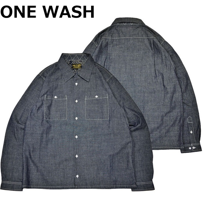 ������&������ ����� ��� Ĺµ Vin&Age TYPE VSL11 CHAMBRAY SHIRT �����֥졼 Ĺµ����� �������� �������������� ��󥺥���� Ĺµ�����֥졼����� ���ᥫ�� �ץ쥼��� ���ե�