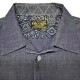 ������&������ ����� ��� Ĺµ Vin&Age TYPE VSL11 CHAMBRAY SHIRT �����֥졼 Ĺµ����� �������� �������������� ��󥺥���� Ĺµ�����֥졼����� ���ᥫ�� �ץ쥼��� ���ե�