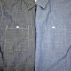 ������&������ ����� ��� Ĺµ Vin&Age TYPE VSL11 CHAMBRAY SHIRT �����֥졼 Ĺµ����� �������� �������������� ��󥺥���� Ĺµ�����֥졼����� ���ᥫ�� �ץ쥼��� ���ե�