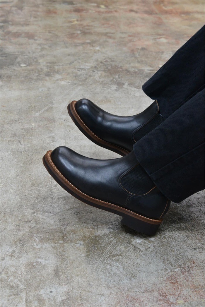 ROLLING DUB TRIO STAN HORSEHIDE BLACK ������󥰥��֥ȥꥪ ������ �ۡ����ϥ��ɥ֥�å� �ۡ����쥶�� �ϳ� ��� �����ɥ����֡��� �����륷���֡��� ����֡��� ��� �֡��� �쥶�� �ܳ� �ץ졼��ȥ� ������ �׷� �����ȥɥ� ������