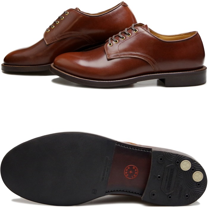 WHEEL ROBE CORDOVAN PLAIN TOE DERBY ������������� 15075C �����ɥХ� #No.4 �ץ졼��ȥ����塼�� �ӥ��ͥ����塼�� ��� �ܳ� �����ӡ����塼�� ������ �����ɥ����� �եåȥ�󥭡�����