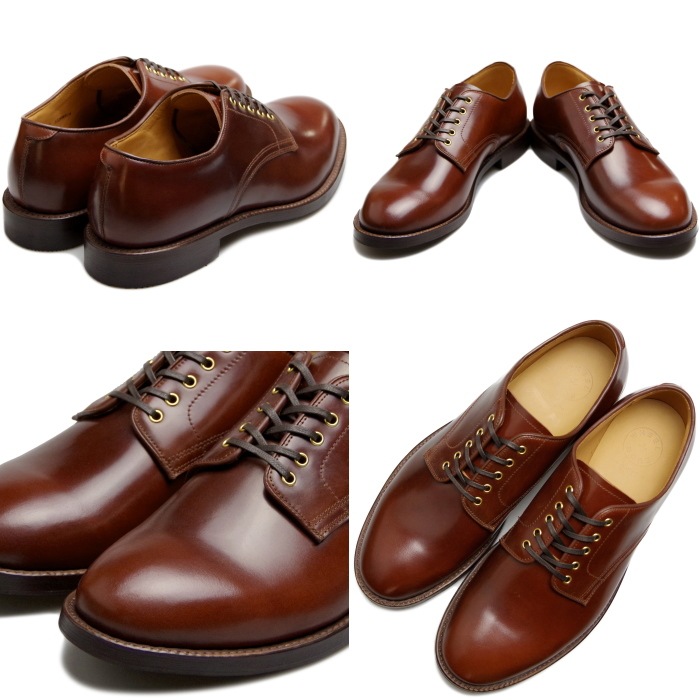 WHEEL ROBE CORDOVAN PLAIN TOE DERBY ������������� 15075C �����ɥХ� #No.4 �ץ졼��ȥ����塼�� �ӥ��ͥ����塼�� ��� �ܳ� �����ӡ����塼�� ������ �����ɥ����� �եåȥ�󥭡�����