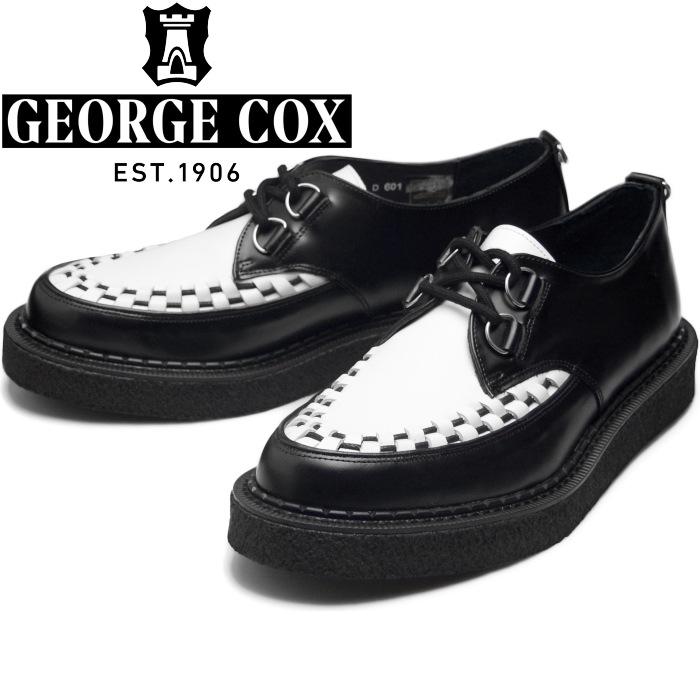 GEORGE COX HATTON ���硼�����å��� �ϥåȥ� ��С������� �֥�å�/�ۥ磻�� D��� ���֥륯�졼�ץ����� ���꡼�ѡ������� ��� ���� �ܳ� �֡��� �����奢�� ������桼�� ������� �쥶�����塼�� �ݥ�ȥ�����