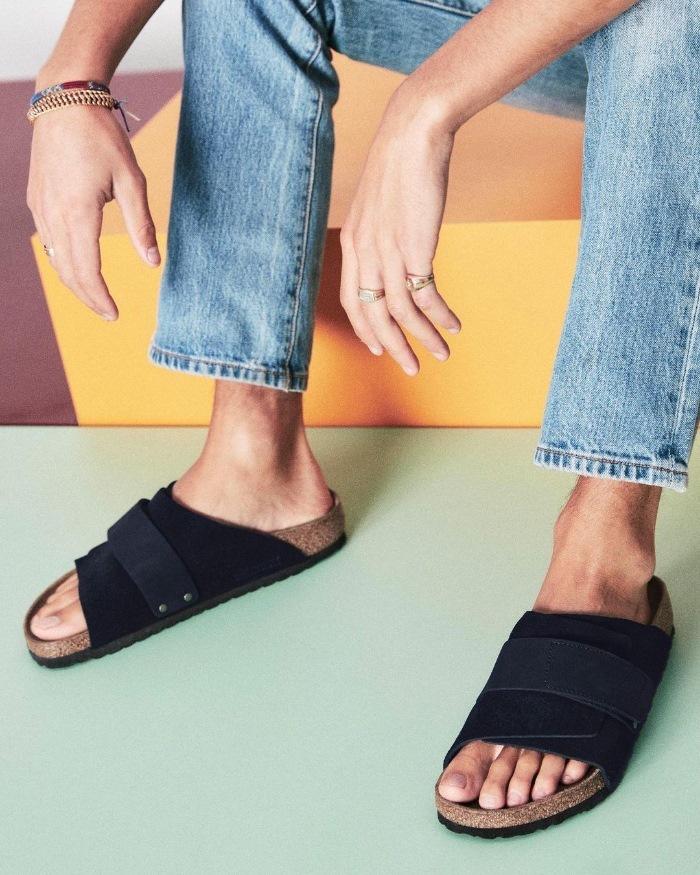 �ӥ륱�󥷥�ȥå� ���祦�� BIRKENSTOCK KYOTO 1022350 �֥�å� �������� ���饤�ɥ������ �����奢�륷�塼�� ��� ������� ��ǥ����� �����ȥɥ� �롼�ॷ�塼�� �ɥ����� ���� ������