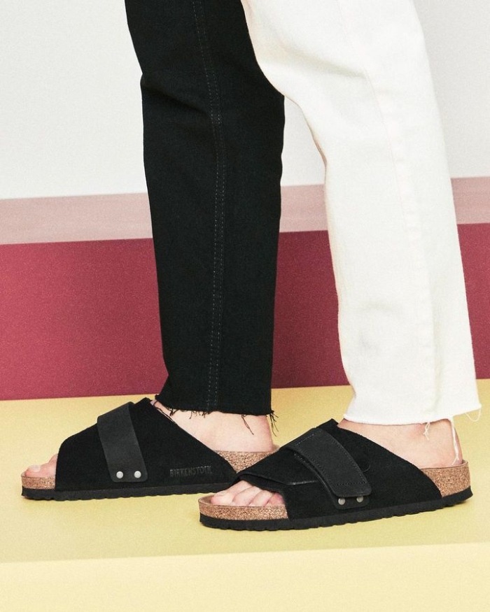 �ӥ륱�󥷥�ȥå� ���祦�� BIRKENSTOCK KYOTO 1022350 �֥�å� �������� ���饤�ɥ������ �����奢�륷�塼�� ��� ������� ��ǥ����� �����ȥɥ� �롼�ॷ�塼�� �ɥ����� ���� ������