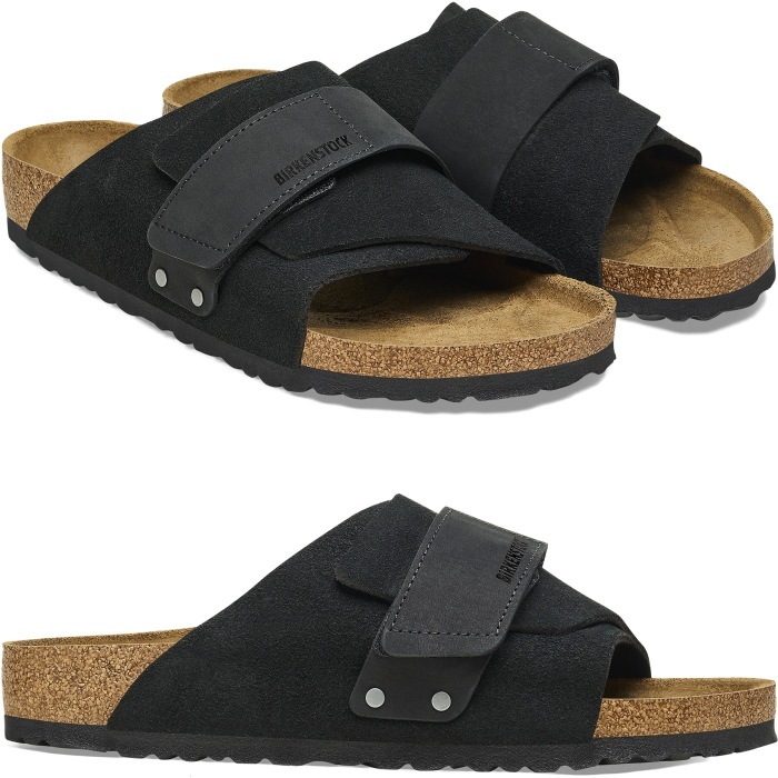 �ӥ륱�󥷥�ȥå� ���祦�� BIRKENSTOCK KYOTO 1022350 �֥�å� �������� ���饤�ɥ������ �����奢�륷�塼�� ��� ������� ��ǥ����� �����ȥɥ� �롼�ॷ�塼�� �ɥ����� ���� ������