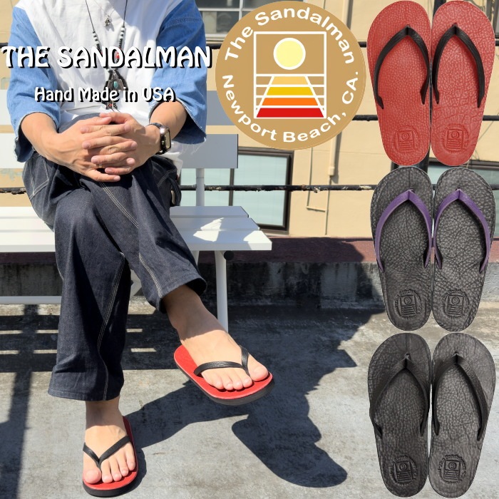 �������ޥ� �٥��եå� THE SANDALMAN BAREFOOT �ӡ���������� ������� ��� �쥶�� �쥶��������� �ȥ󥰥������ �����ȥɥ� LEATHER SANDAL �� ������ �����奢�� �� �� ����ꥫ�� �ƹ���