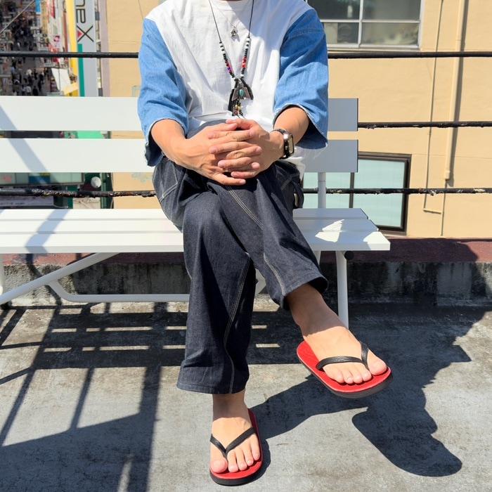 �������ޥ� �٥��եå� THE SANDALMAN BAREFOOT �ӡ���������� ������� ��� �쥶�� �쥶��������� �ȥ󥰥������ �����ȥɥ� LEATHER SANDAL �� ������ �����奢�� �� �� ����ꥫ�� �ƹ���