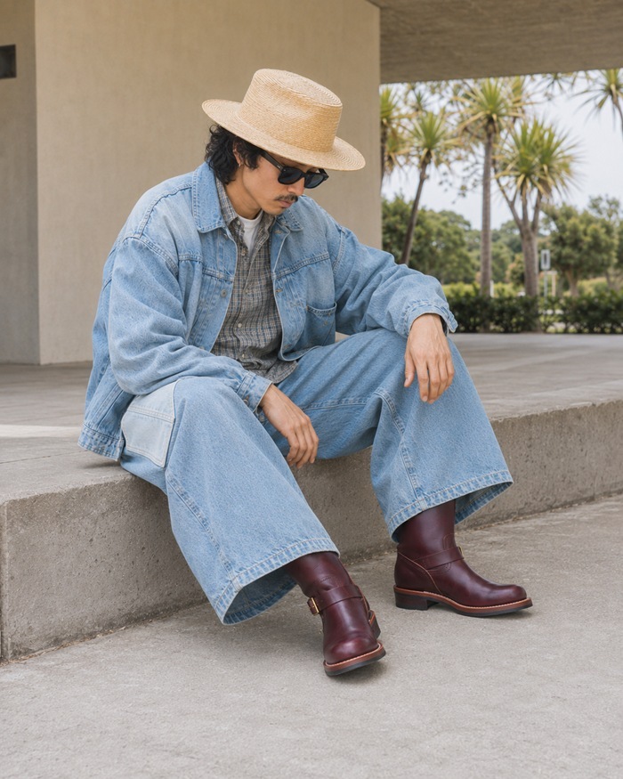 Locking Shoes by FootMonkey ���å��󥰥��塼�� �եåȥ�󥭡� TS-021 �磻�� �����२������ ENGINEER BOOTS ���󥸥˥��֡��� ����֡��� �ܳ� ��� ���󥸥˥� �֡��� �쥶�� ��󥺥֡��� ���
