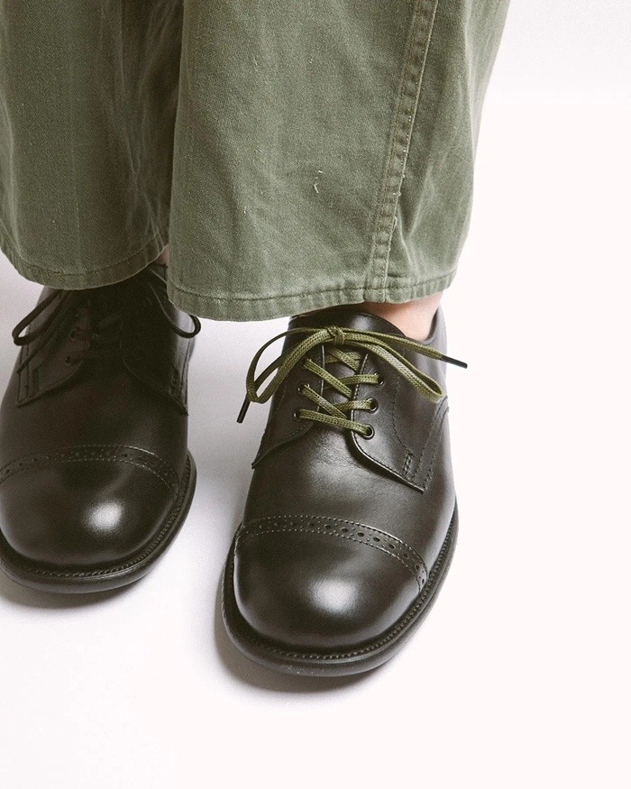 ��������� 1944B1 SANDERS B.G.S. PUNCHED CAP DERBY �֥�å� ���ȥ졼�ȥ��åץ��塼�� �����ӡ����塼�� �ӥ��ͥ����塼�� ��� �ܳ� �쥶�� 