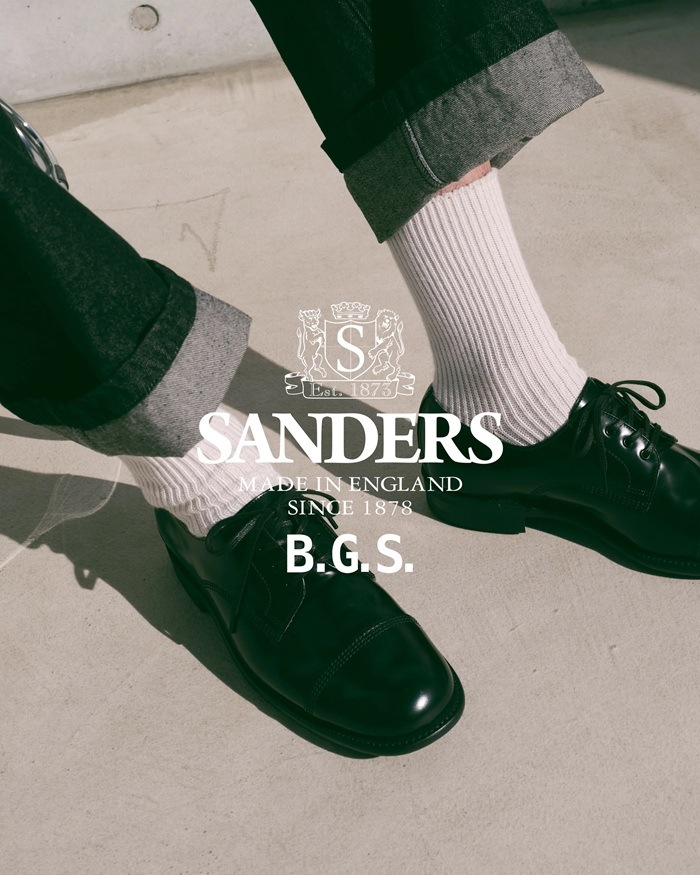 ��������� 2545B SANDERS B.G.S. DERBY SHOE �֥�å� ���ȥ졼�ȥ��åץ��塼�� �����ӡ����塼�� �ӥ��ͥ����塼�� ��� �ܳ� �쥶�� ����åץȥ� 