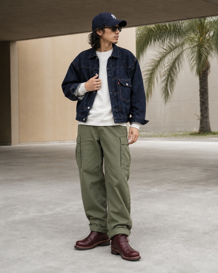 Locking Shoes by FootMonkey ���å��󥰥��塼�� �եåȥ�󥭡� TS-023 �磻�� �����२������ SHORT ENGINEER BOOTS ���硼�ȥ��󥸥˥��֡��� ����֡��� �ܳ� ��� ���󥸥˥� �֡��� �쥶��