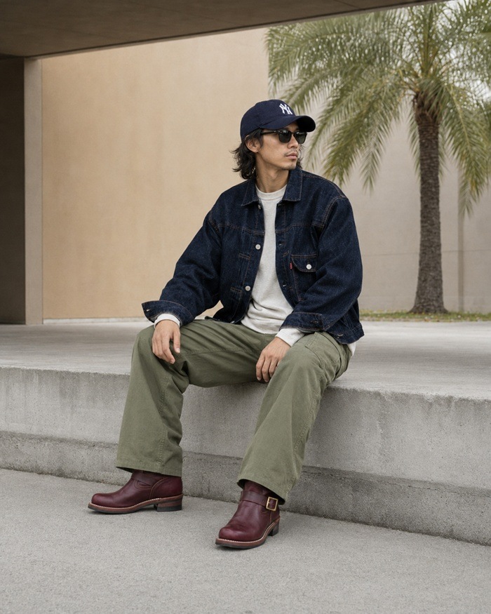 Locking Shoes by FootMonkey ���å��󥰥��塼�� �եåȥ�󥭡� TS-023 �磻�� �����२������ SHORT ENGINEER BOOTS ���硼�ȥ��󥸥˥��֡��� ����֡��� �ܳ� ��� ���󥸥˥� �֡��� �쥶��