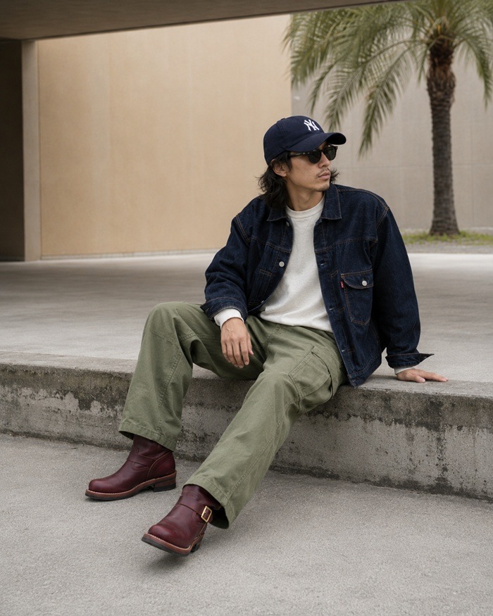 Locking Shoes by FootMonkey ���å��󥰥��塼�� �եåȥ�󥭡� TS-023 �磻�� �����२������ SHORT ENGINEER BOOTS ���硼�ȥ��󥸥˥��֡��� ����֡��� �ܳ� ��� ���󥸥˥� �֡��� �쥶��