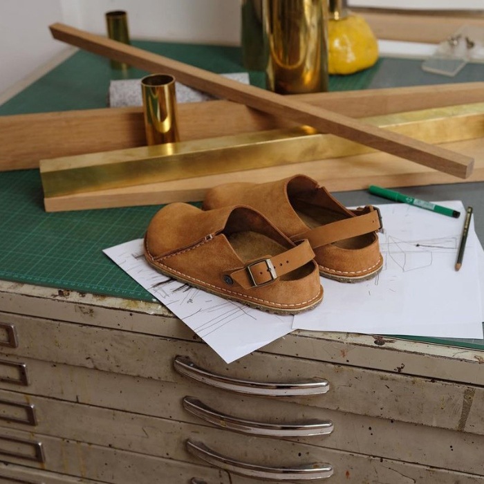 �ӥ륱�󥷥�ȥå� ��ȥ꡼ BIRKENSTOCK LUTRY 1025335 �ߥ� �������� �쥮��顼 �����å�������� ��� ������� �����å� ��ǥ����� ����åݥ� �����ȥɥ� �롼�ॷ�塼�� �ݥ�ȥ����� ������