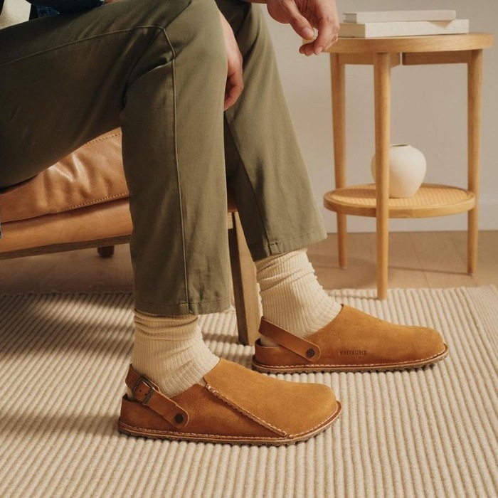 �ӥ륱�󥷥�ȥå� ��ȥ꡼ BIRKENSTOCK LUTRY 1025335 �ߥ� �������� �쥮��顼 �����å�������� ��� ������� �����å� ��ǥ����� ����åݥ� �����ȥɥ� �롼�ॷ�塼�� �ݥ�ȥ����� ������