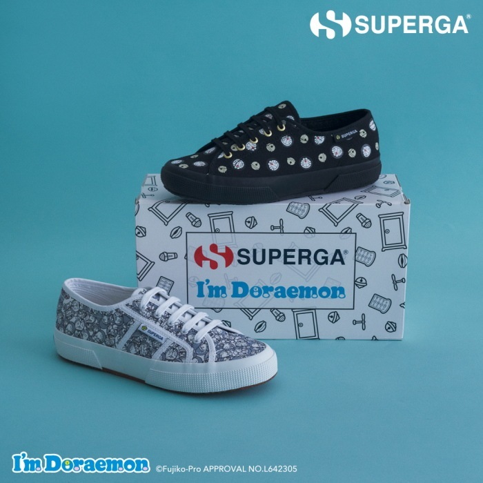 ���ڥ륬 2750-�����ࡦ�ɥ館��� ���ˡ����� ��� ��ǥ����� 3A4138FW SUPERGA 2750-I��m Doraemon ���饷�å� �������å� �����Х����塼�� ���塼�� �����Х� �� ι�� �����奢�� ������桼�� �եåȥ����� men's sneaker �̶� �̳�