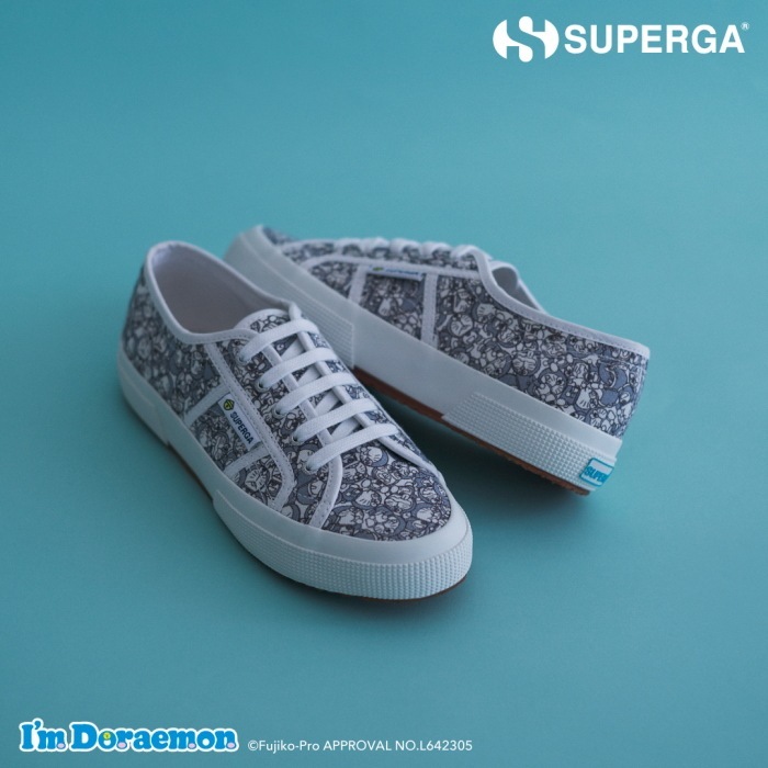 ���ڥ륬 2750-�����ࡦ�ɥ館��� ���ˡ����� ��� ��ǥ����� 3A4138FW SUPERGA 2750-I��m Doraemon ���饷�å� �������å� �����Х����塼�� ���塼�� �����Х� �� ι�� �����奢�� ������桼�� �եåȥ����� men's sneaker �̶� �̳�