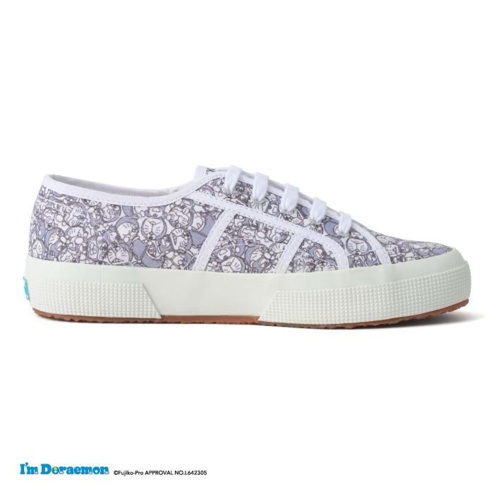 ���ڥ륬 2750-�����ࡦ�ɥ館��� ���ˡ����� ��� ��ǥ����� 3A4138FW SUPERGA 2750-I��m Doraemon ���饷�å� �������å� �����Х����塼�� ���塼�� �����Х� �� ι�� �����奢�� ������桼�� �եåȥ����� men's sneaker �̶� �̳�