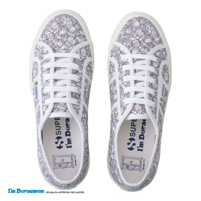���ڥ륬 2750-�����ࡦ�ɥ館��� ���ˡ����� ��� ��ǥ����� 3A4138FW SUPERGA 2750-I��m Doraemon ���饷�å� �������å� �����Х����塼�� ���塼�� �����Х� �� ι�� �����奢�� ������桼�� �եåȥ����� men's sneaker �̶� �̳�