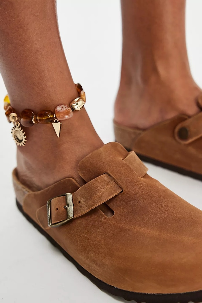 �ӥ륱�󥷥�ȥå� �ܥ��ȥ� BIRKENSTOCK BOSTON 1028179 ���˥�å� �쥮��顼 �����å�������� ��� ������� �����å� ��ǥ����� ����åݥ� �����ȥɥ� �롼�ॷ�塼�� �ɥ����� ������ ����̵�� 12���ޤǤ���������