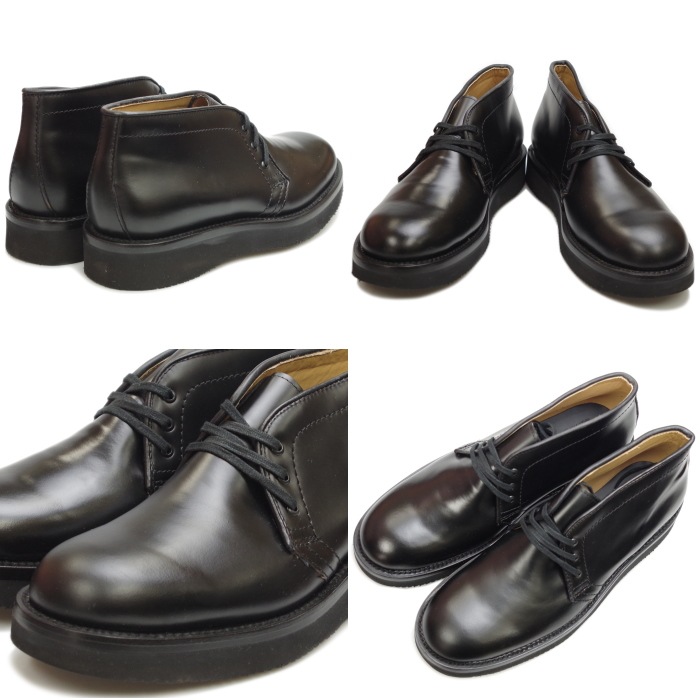 ��SALE��50��OFF�� �ԥ��ȥ�� ���ե���������å� PISTOLERO OFFICER CHUKKA 118-01 �֥�å� ����å��֡��� ��� �ܳ� �֡��� ����֡��� ����å����֡��� �졼�����åץ֡��� �ᥭ������ ����̵�� �ڤ������б���