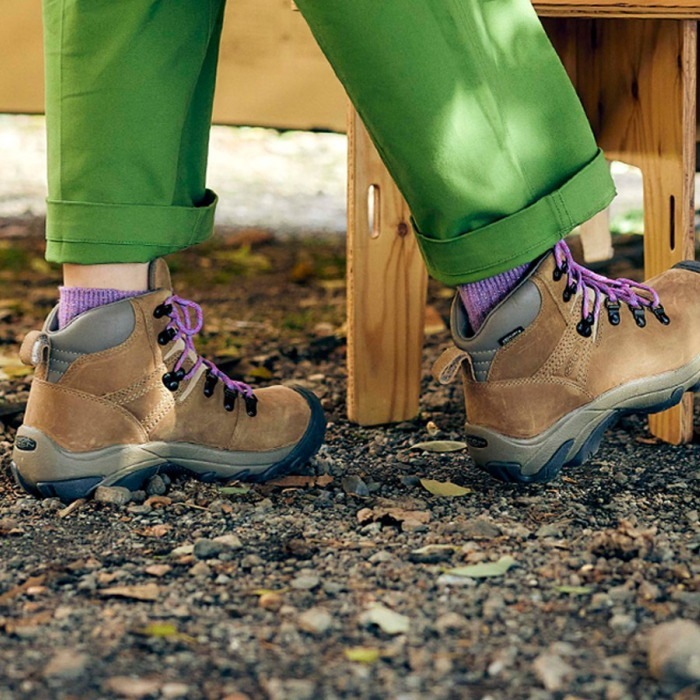 キーン ピレニーズ Keen Pyrenees マウンテンブーツ レディース ブーツ レザー 本革 アウトドアシューズ トレッキングシューズ 防水 ハイキングシューズ ウォータープルーフ キャンプ アウトドア 正規品