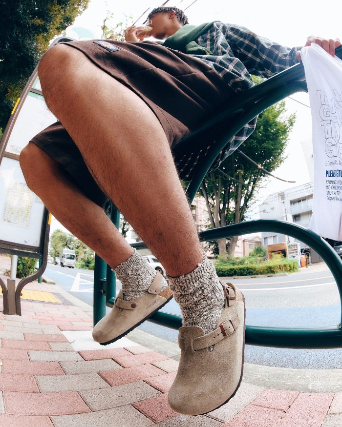 �ӥ륱�󥷥�ȥå� �ȥ��� BIRKENSTOCK TOKIO 1028287 �ȡ��� �������� �쥮��顼 �����å�������� ��� ������� �����å� ��ǥ����� ����åݥ� �����ȥɥ� �롼�ॷ�塼�� �ɥ����� ������