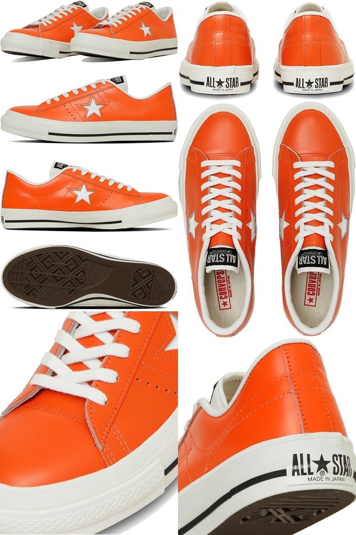 ����С��� ��󥹥��� �쥶�� CONVERSE ONE STAR J ����� ���ˡ����� ��� �������å� �ܳ� ONESTAR �����奢�� ������ �� ���� MADE IN JAPAN �ץ쥼��� ������