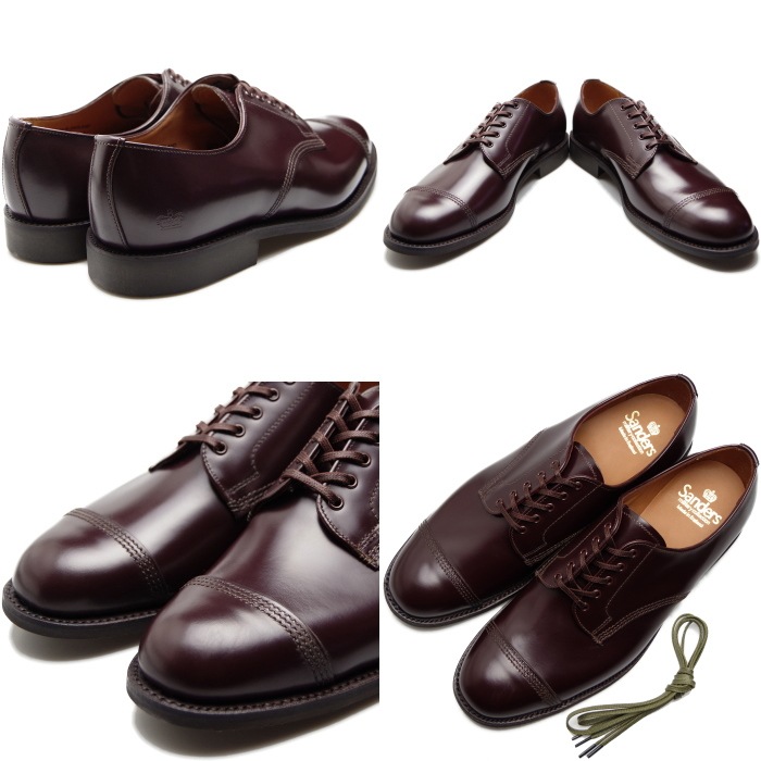 ��������� �ߥ꥿�꡼�����ӡ� SANDERS 1128 �С�����ǥ��� MILITARY DERBY SHOE ���ȥ졼�ȥ��åץ��塼�� ����åץȥ� �ӥ��ͥ����塼�� ��� �ܳ� ���å����ե����� �쥶�� ���󥰥�����