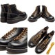 Locking Shoes by FootMonkey ���å��󥰥��塼�� �եåȥ�󥭡� LACE TO TOE BOOTS TS-010 �֥�å�/�֥�å� �졼���ȥ��ȥ��֡��� �졼�����å� ����֡��� �ܳ� ��� �饤��ޥ�֡��� ���