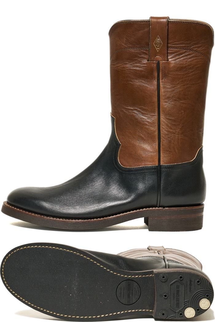 �����ͽ��� ROLLING DUB TRIO NASHVILLE ������󥰥��֥ȥꥪ �ʥå���ӥ� BLACK/BROWN HORSE ROPER BOOTS �����ѡ��֡��� ����֡��� ��� �֡��� ���󥸥˥��֡��� ��󥺥֡��� ����������֡��� �ۡ����ϥ��� �쥶�� ������ �����ȥɥ� ������