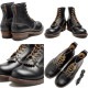 Locking Shoes by FootMonkey ���å��󥰥��塼�� �եåȥ�󥭡� LOGGER BOOTS TS-012 �֥�å� �������֡��� �졼�����å� ����֡��� �ܳ� ��� �ץ졼��ȥ��֡��� ���