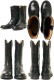 �����ͽ��� ROLLING DUB TRIO NASHVILLE ������󥰥��֥ȥꥪ �ʥå���ӥ� BLACK HORSE ROPER BOOTS �����ѡ��֡��� ����֡��� ��� �֡��� ���󥸥˥��֡��� ��󥺥֡��� ����������֡��� �ۡ����ϥ��� �쥶�� �ܳ� ������ �����ȥɥ� ������