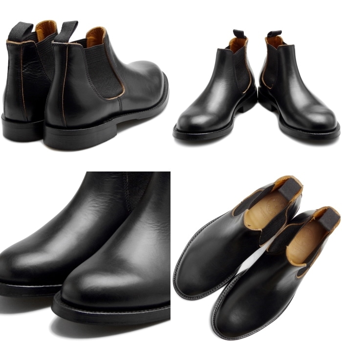 WHEEL ROBE ELASTIC SIDE BOOTS ������������� 15074 �֥�å� �����ɥ����֡��� �ӥ��ͥ����塼�� ��� �ܳ� �����륷���֡��� �����२������ �쥶�� �����奢�� ����åݥ� �׷� �̶� �� ������
