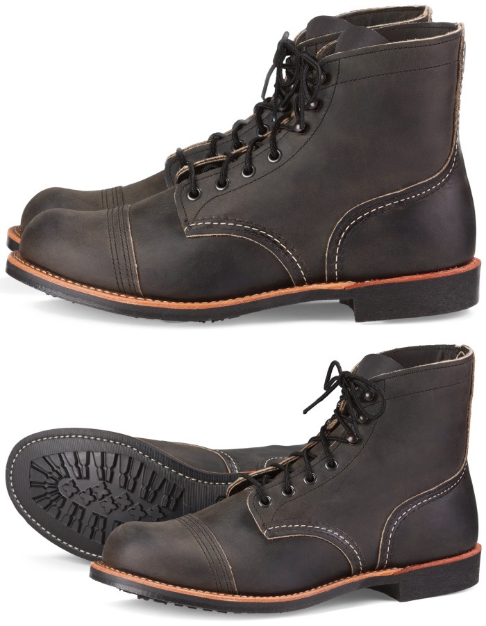 ��åɥ����� ���������� ���������󥸥㡼 ������ RED WING IRON RANGE IRON RANGER 8086 ��Charcoal "Rough & Tough"�� �֡��� ��� ��ǥ����� �졼�����åץ֡��� ����åץȥ� ���㥳���� ��ա����� ����֡���